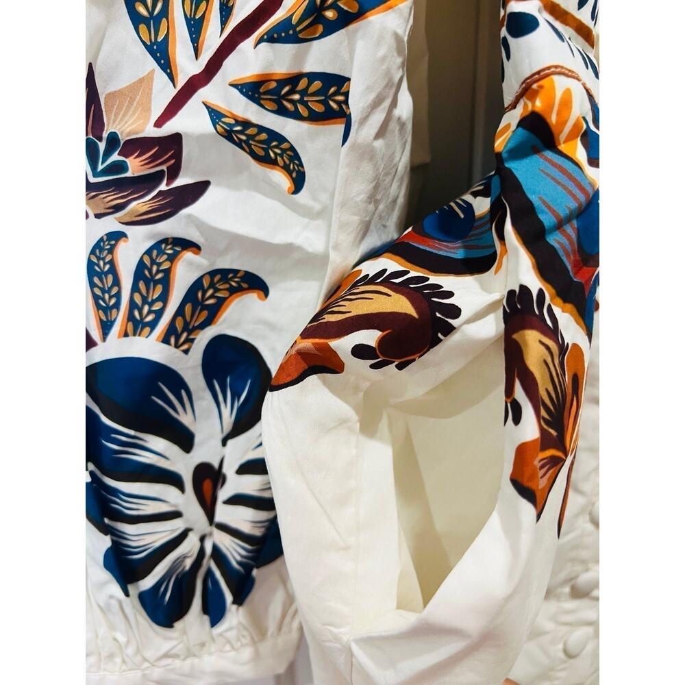NWT❤️Farm Rio x Anthropologie V-Neck Maxi Dress szM - Picture 10 of 12